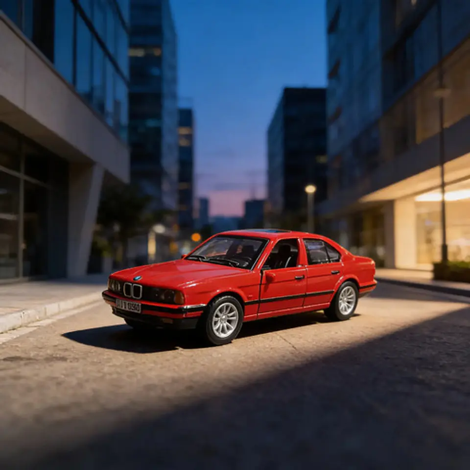 Carro A Escala 1:36 Bmw Serie 5 E34 De Colección 3