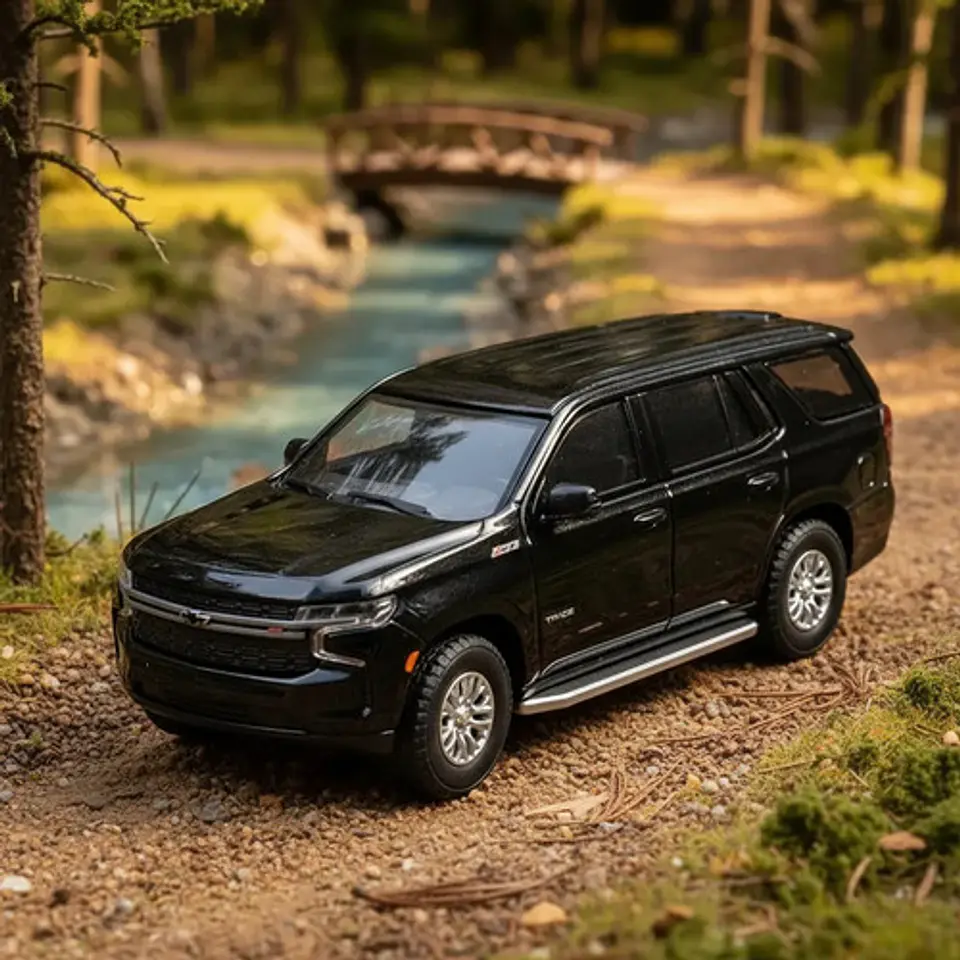 Carro A Escala 1:36 Chevrolet Tahoe Camioneta Colección 2