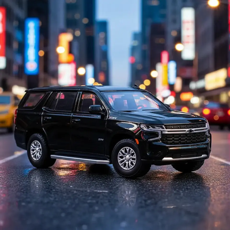 Carro A Escala 1:36 Chevrolet Tahoe Camioneta Colección 4