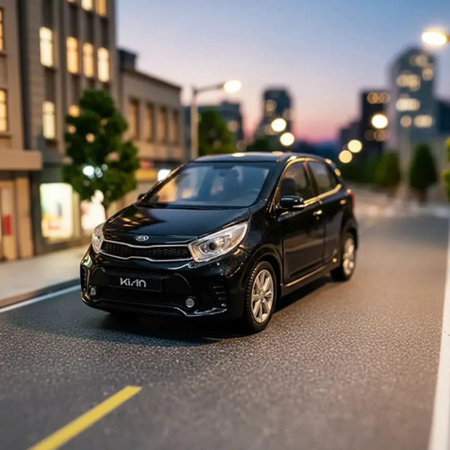 Carro A Escala Kia Picanto Metálico 1:36 Colección 2