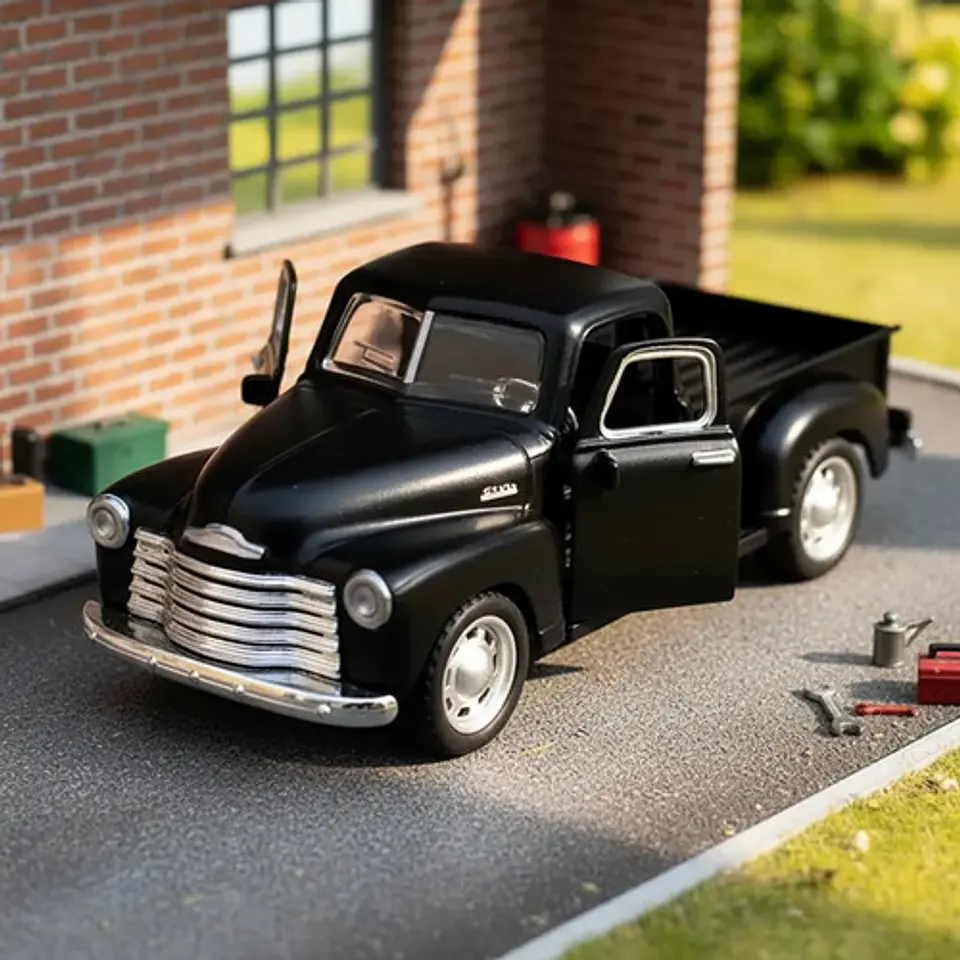Camioneta Chevrolet 3100 Clásica 1950 Escala 1:32 Colección 4