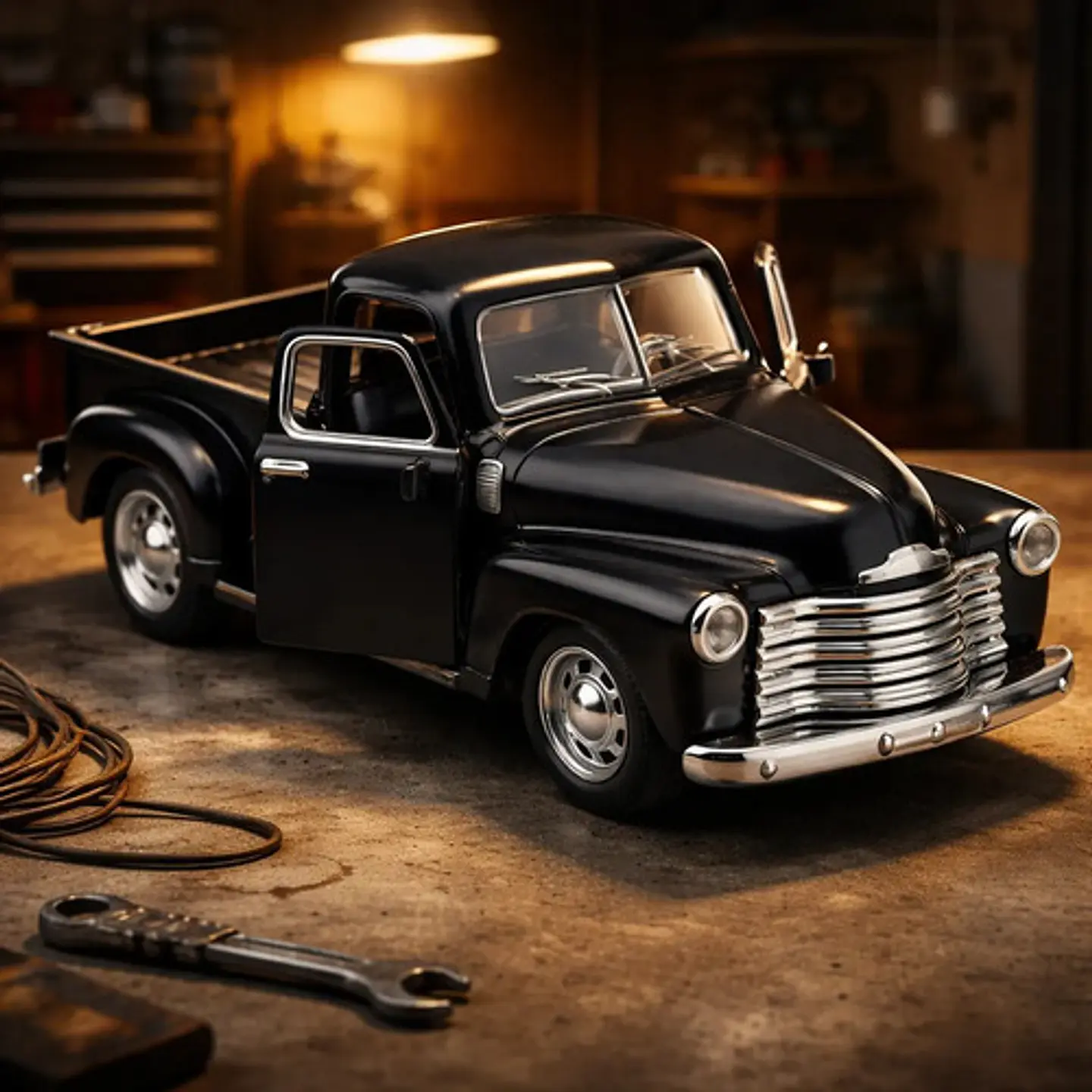 Camioneta Chevrolet 3100 Clásica 1950 Escala 1:32 Colección 5