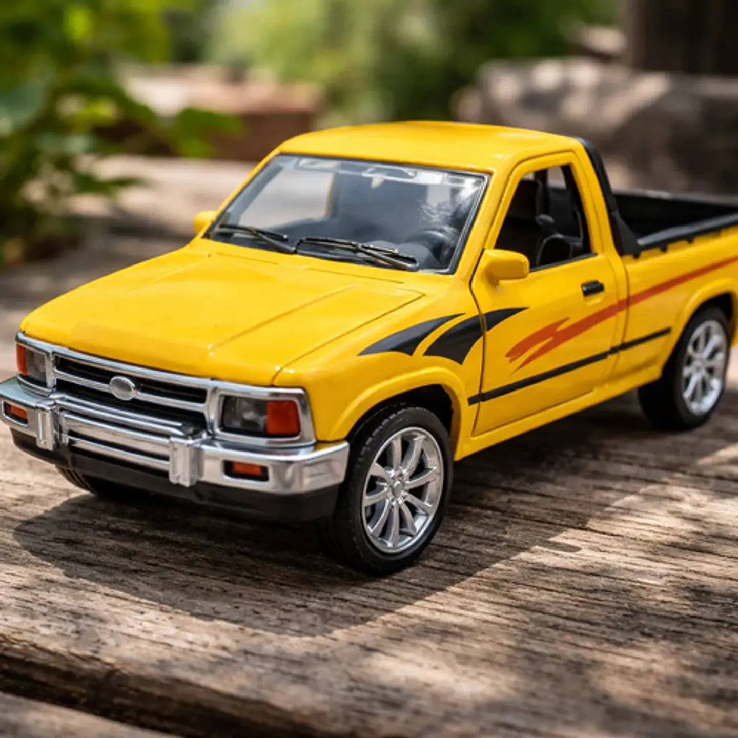 Camioneta Toyota Hilux A Escala 1:36 De Colección Metálica 2