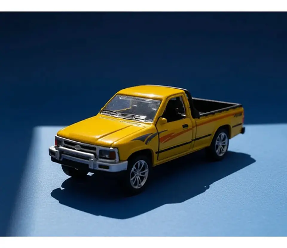 Camioneta Toyota Hilux A Escala 1:36 De Colección Metálica 5