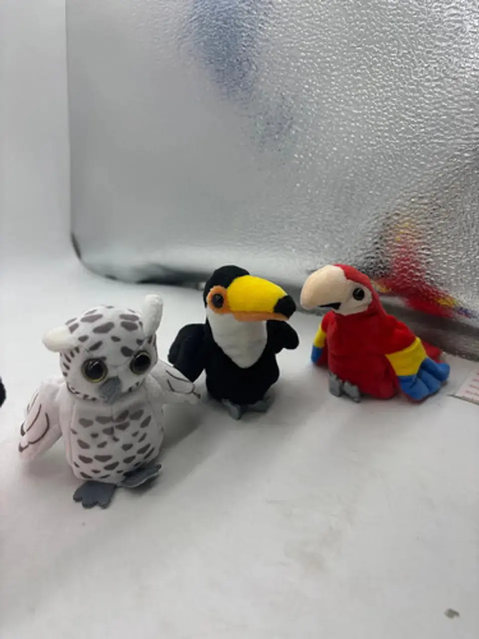 Titeres De Dedo Animales Aves Pajaros X 6 Und Pavo Buho 7