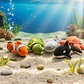 Títeres  Dedo Animales Marinos Tiburón Ballena Pez  X 5und - Miniatura 2