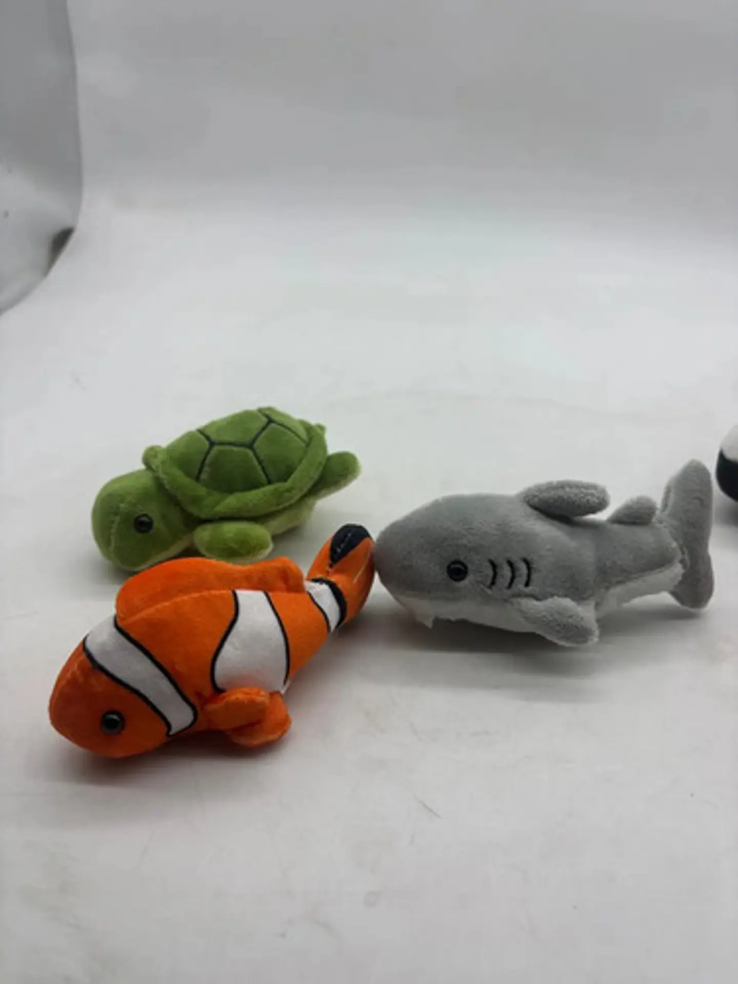 Títeres  Dedo Animales Marinos Tiburón Ballena Pez  X 5und 3