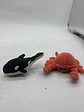 Títeres  Dedo Animales Marinos Tiburón Ballena Pez  X 5und - Miniatura 4