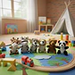 Títeres Dedo Animales Variado Leon Tigre Panda Jiraf  X 6und - Miniatura 1