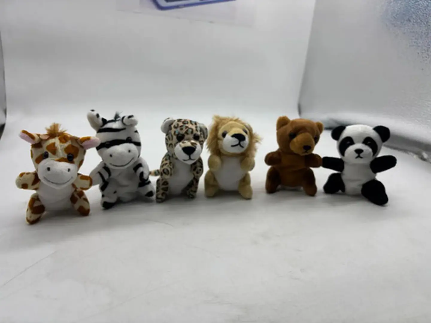 Títeres Dedo Animales Variado Leon Tigre Panda Jiraf  X 6und 3