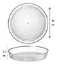 Bandeja Multiusos Transparente Antiderrame Servir Y Decorar Trasparente - Miniatura 4