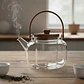 Tetera De Borosilicato Capacidad 1l Transparente Te Cocina Marrón - Miniatura 5