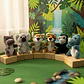 Títeres  Dedo Animales Variado Colección Selva   X 6und - Miniatura 2