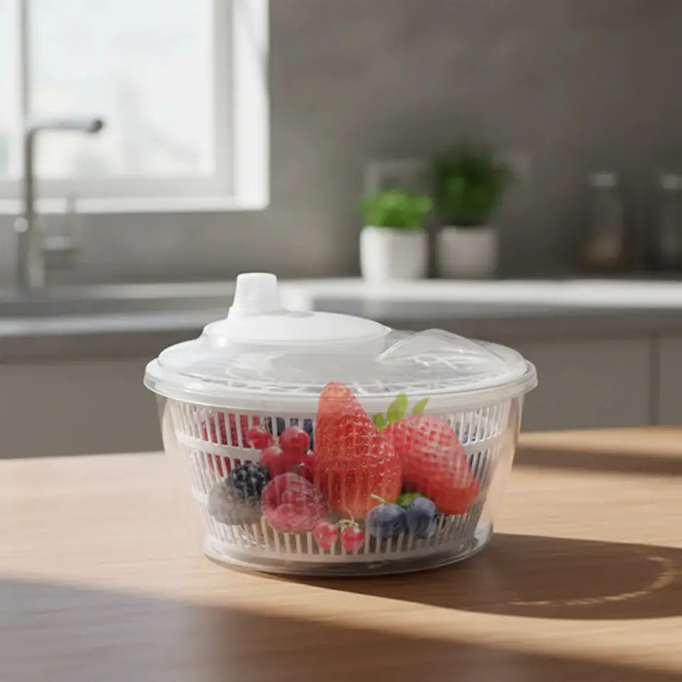 Escurridor Para Ensalada Turquesa 1
