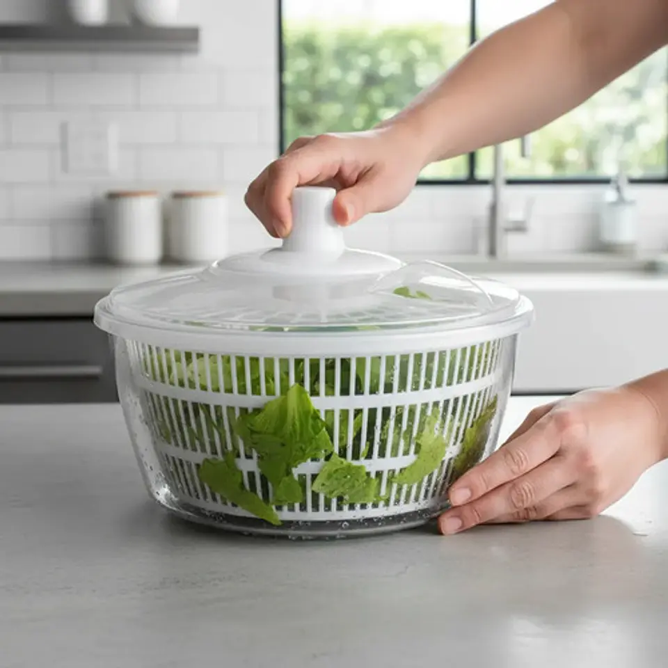 Escurridor Para Ensalada Turquesa 3
