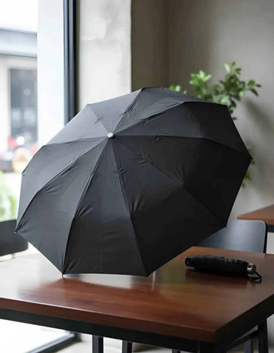 Sombrilla Paraguas Plegable Automático 10 Varillas 3 Toques 2
