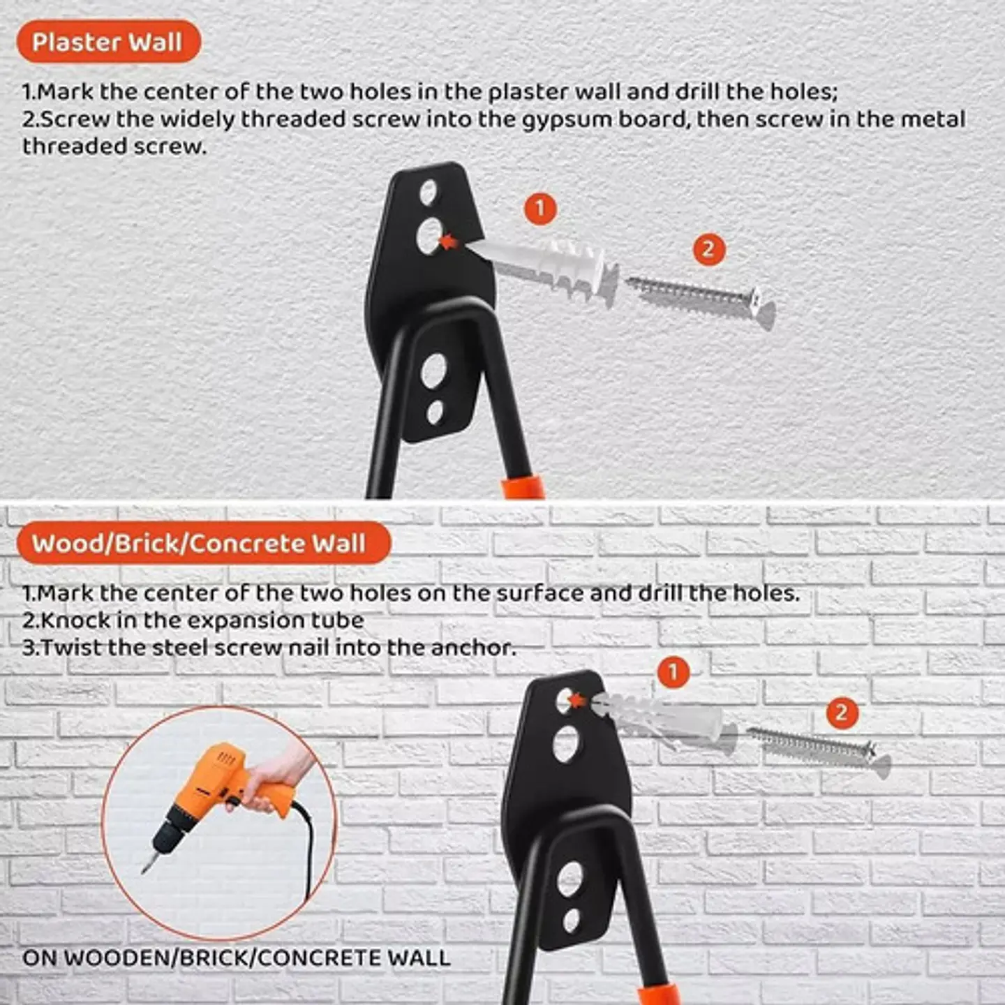 Gancho Pared De Almacenamiento Multiusos Soporte Duramax 5