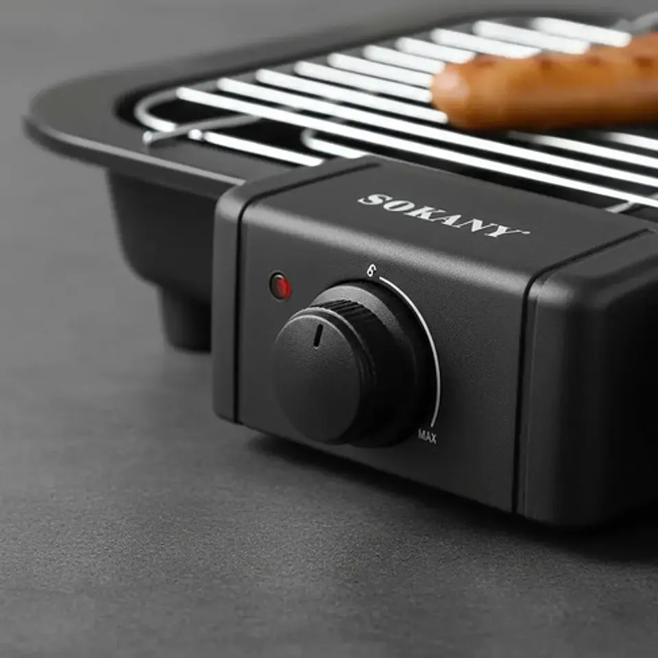 Parrilla Electrica 2200w Barbacoa Asador Mesa Bbq Sokany 9