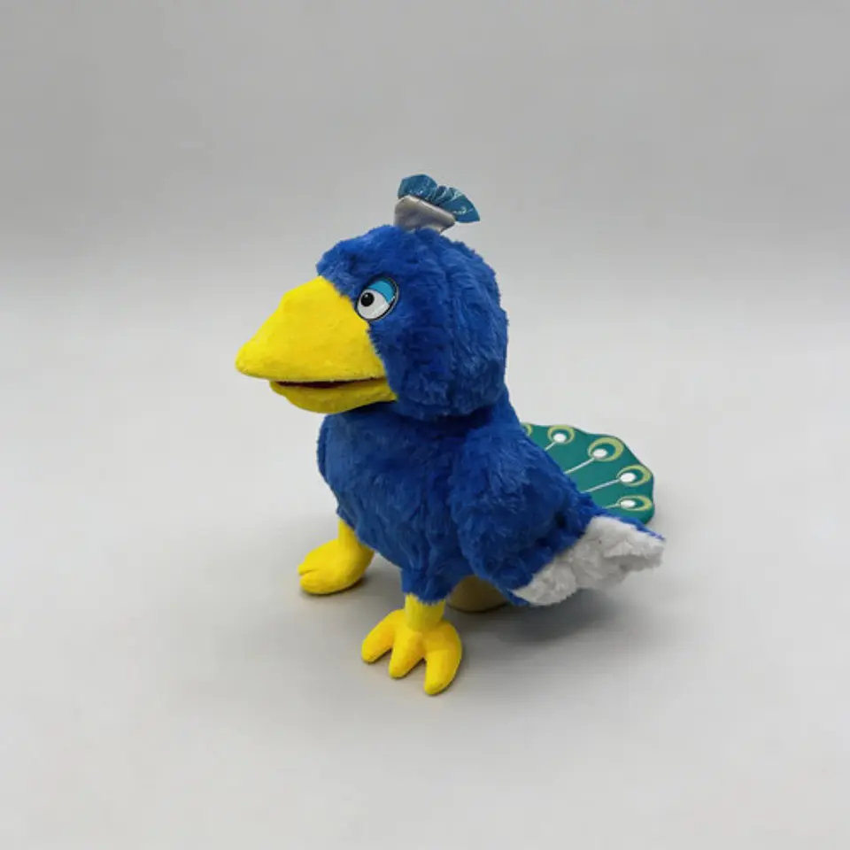 Peluche Títeres De Aves Flamingo Tucan Aguila Pavo Guacamaya 6