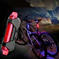 Luz Trasera Portátil Recargable Por Usb Para Bicicleta Cloud Red - Miniatura 3