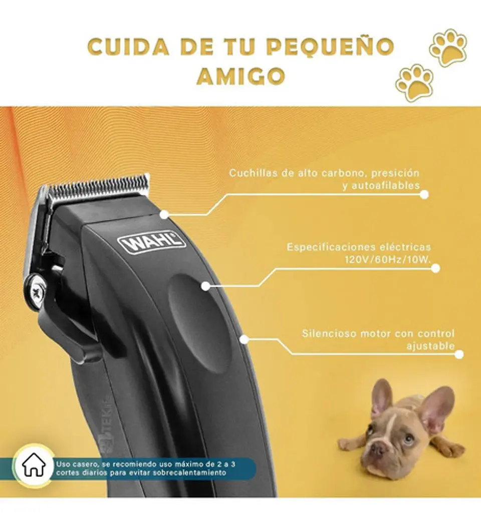 Maquina Wahl Canina 9160-210 Color Negro 2