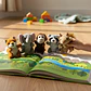 Títeres Dedo Animales Variado Elefante Mico Ardilla   X 6und - Miniatura 2