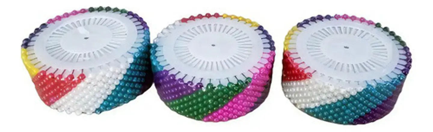 Kit Alfileres Costura Con Cabeza De Bola Colores 3 Unidades 1
