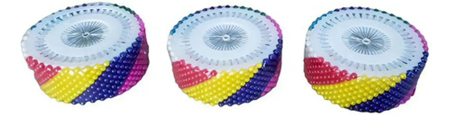 Kit Alfileres Costura Con Cabeza De Bola Colores 3 Unidades 2