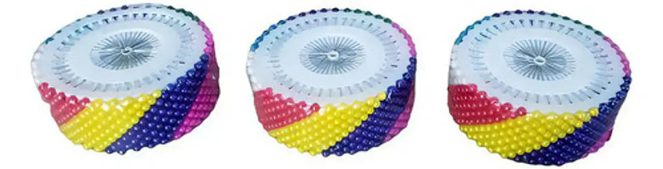 Kit Alfileres Costura Con Cabeza De Bola Colores 3 Unidades 2