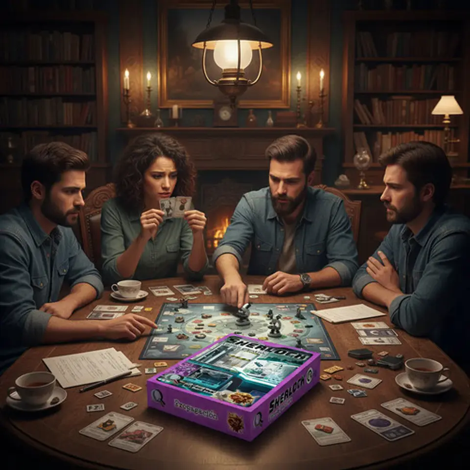 Sherlock: Propagación - Español Juego De Mesa Express 3