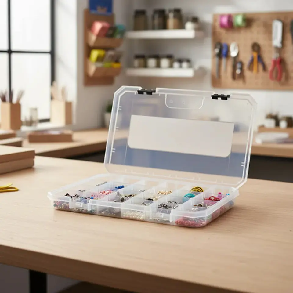 Caja Organizadora Plástica Multiusos Con 21 Compartimientos 2