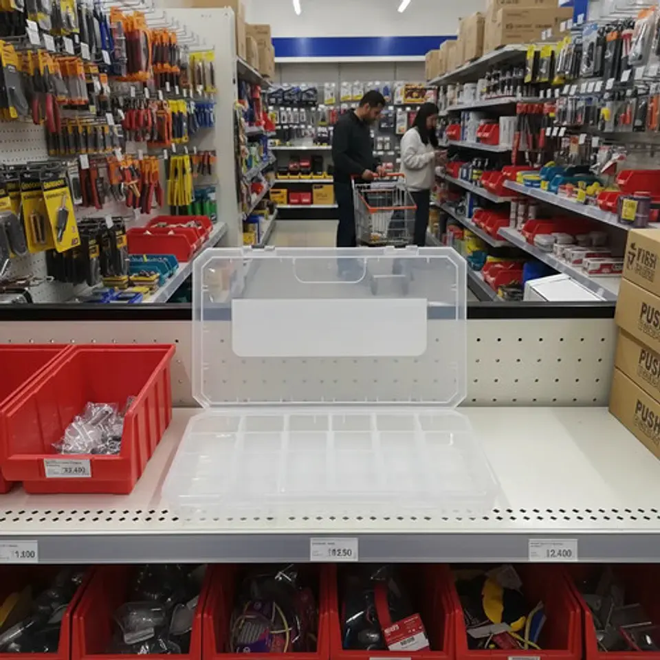 Caja Organizadora Plástica Multiusos Con 21 Compartimientos 4
