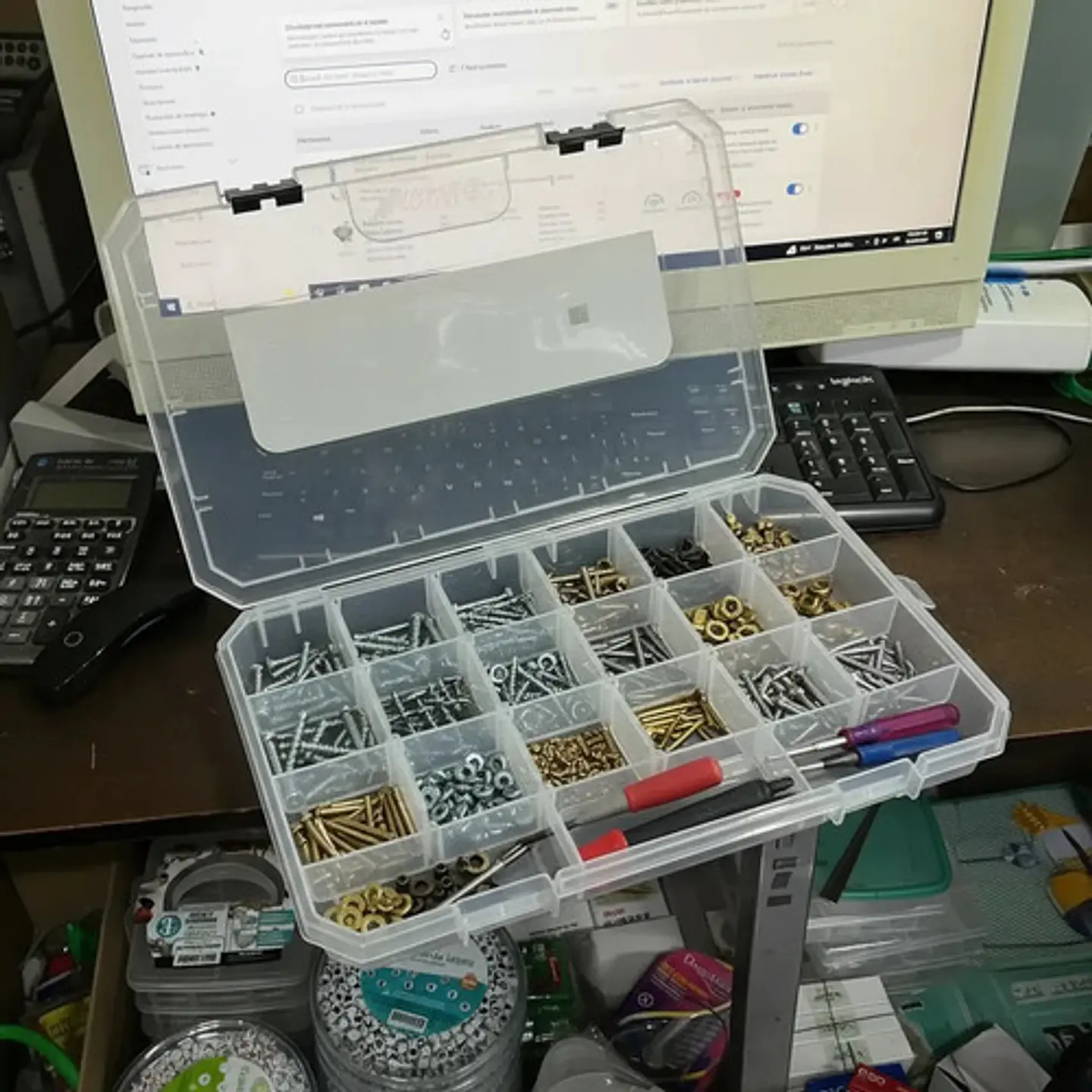 Caja Organizadora Plástica Multiusos Con 21 Compartimientos 5