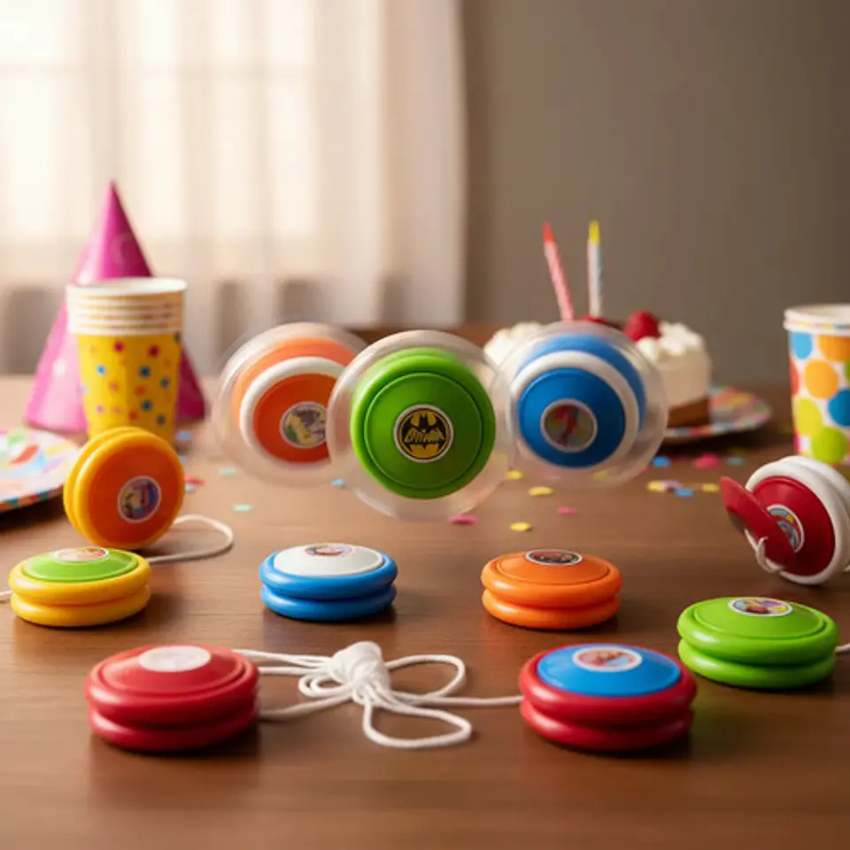 Paquete De Yoyos X12 Cumpleaños Fiestas Antiestres Surtido 2