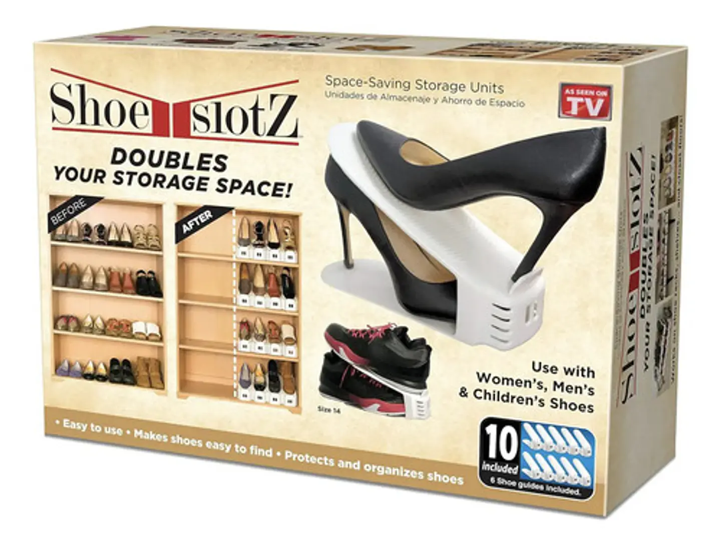Organizador De Zapatos Ahorrador Espacio Closet X6 5