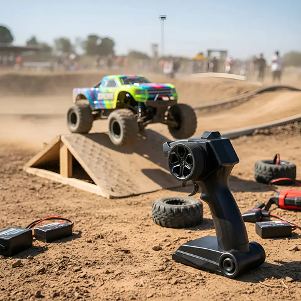Camioneta Drift Racing A Control Remoto Repuesto De Llantas 6