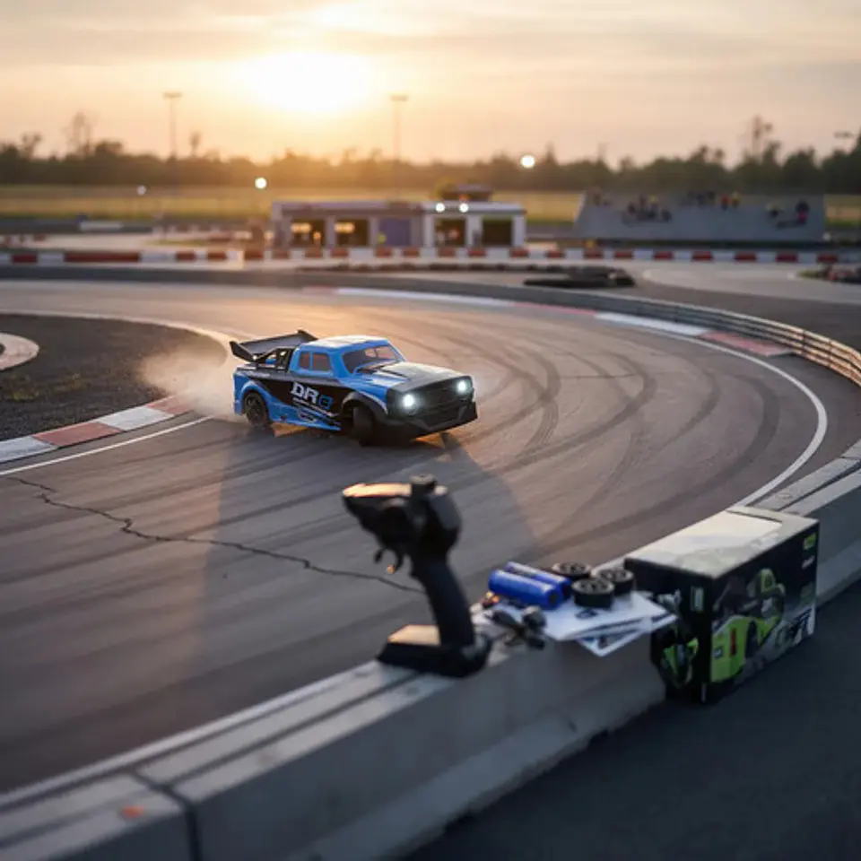 Camioneta Drift Racing A Control Remoto Repuesto De Llantas 7
