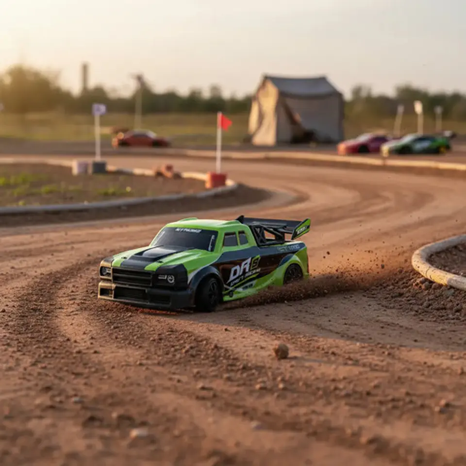Camioneta Drift Racing A Control Remoto Repuesto De Llantas 12