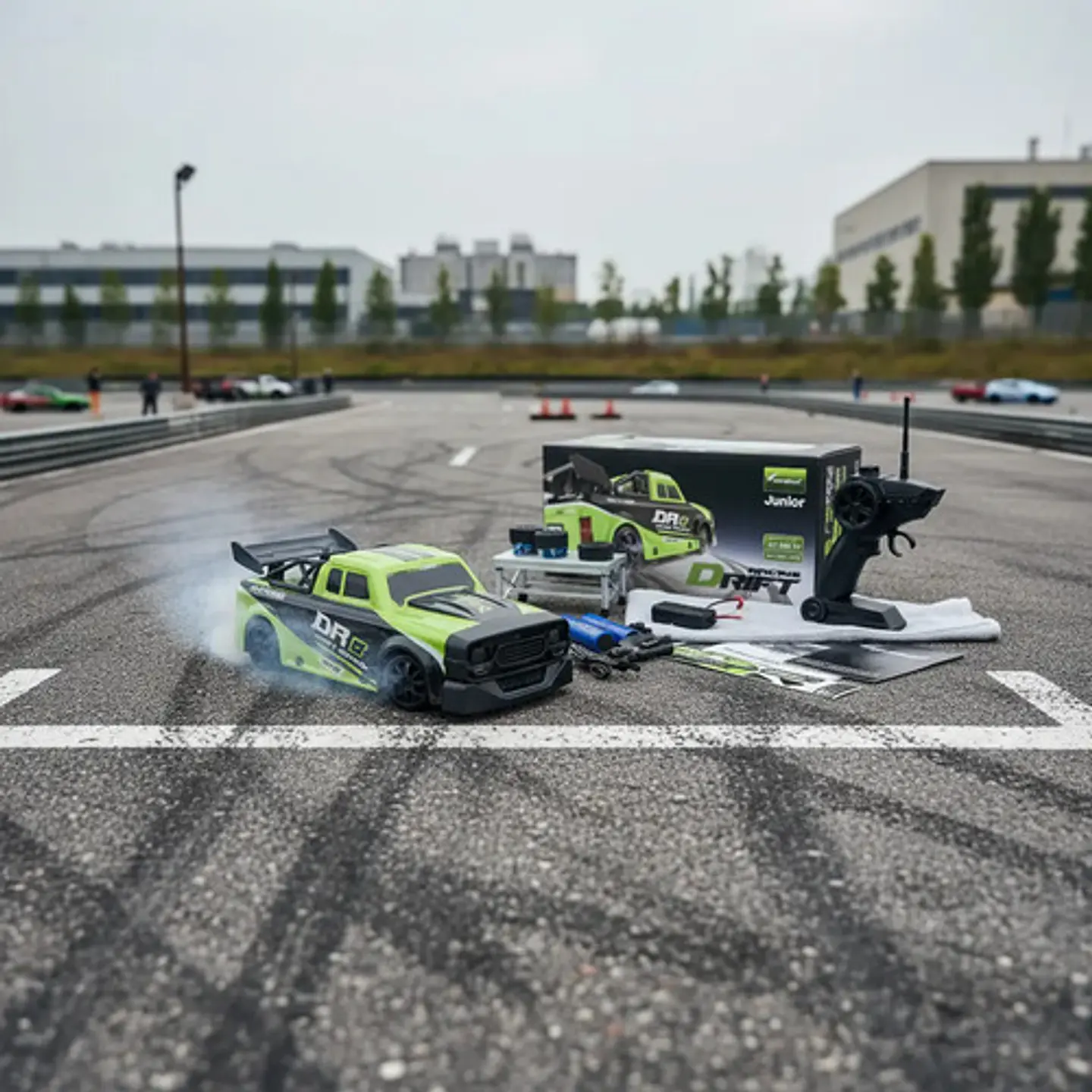 Camioneta Drift Racing A Control Remoto Repuesto De Llantas 15