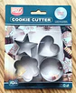 Cortadores De Galletas De Repostería De Acero Inoxidable Gris - Miniatura 4