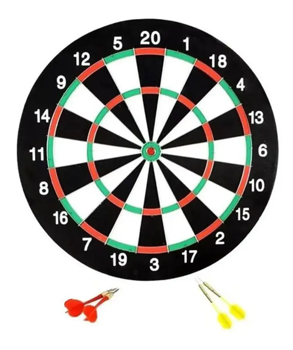 Dardos Tablero Doble Tiro Al Blanco Puntería Oficina 6036 Dardo Tiro Al Blanco 29cm / 08-3057275 2