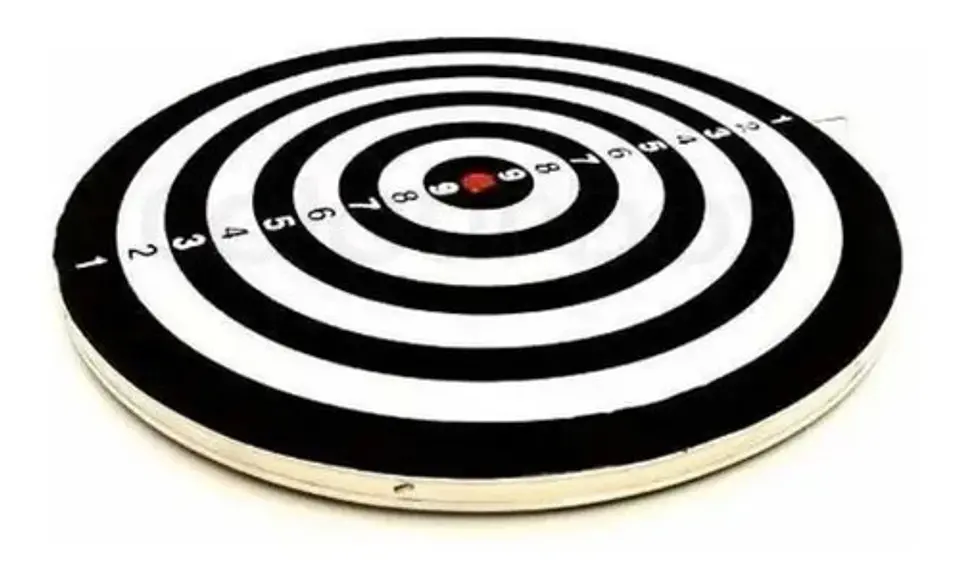 Dardos Tablero Doble Tiro Al Blanco Puntería Oficina 6036 Dardo Tiro Al Blanco 29cm / 08-3057275 3