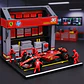 Diorama Miniatura De F1 Ferrari Sf-24 Pitstop 1:43 Bburago - Miniatura 4