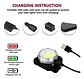 Luz Stop Trasera Para Bicicleta Led Cob Recargable Usb - Miniatura 5