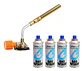 Soplete Flameador Industrial Antorcha Joyeria + 4 Tarros Gas - Miniatura 1