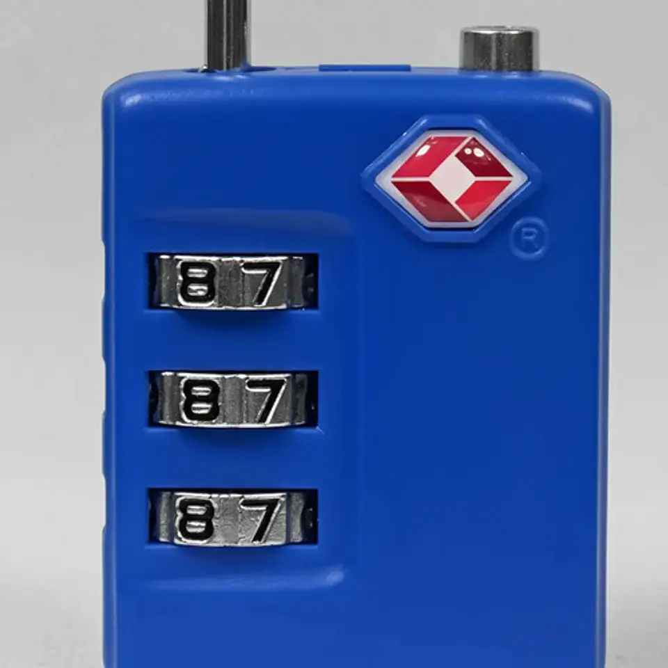 Candado De Combinación Protección De Alta Calidad 3064992 Color Azul 5