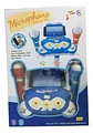 Microfono Karaoke Doble Infantil Niñas Mp3 Efectos Color Azul - Miniatura 2