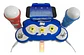 Microfono Karaoke Doble Infantil Niñas Mp3 Efectos Color Azul - Miniatura 3