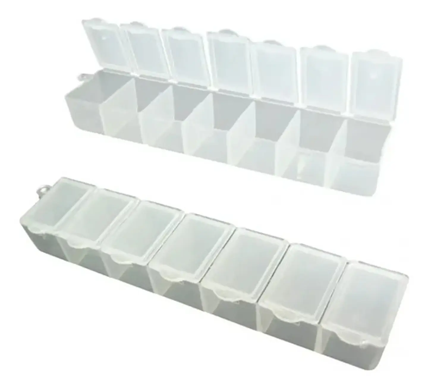 Pastillero Organizador Semanal 7 Compartimentos Transparente 2