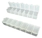 Pastillero Organizador Semanal 7 Compartimentos Transparente - Miniatura 2